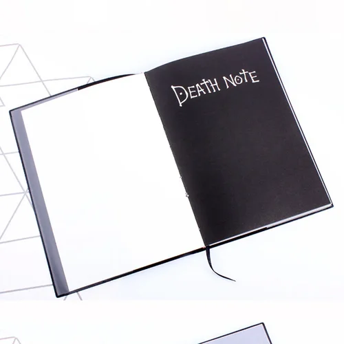 Imagen 2 del producto Juego de cuaderno Death Note de Anime de 74 hojas, diario de cuero y bolígrafo de plumas, diario de escritura artística de animación, Bloc de notas, regalo de Navidad
