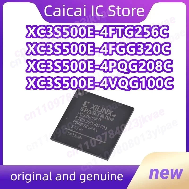 1pcs/lot XC3S500E-4PQG208C XC3S500E-4VQG100C XC3S500E-4FTG256C XC3S500E-4FGG320C  Processor chip