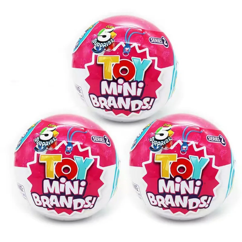 

5 Surprise Ball Mini Brands Toys Scene Miniature Gashpon Capsule Toy Figurines Collection Kids Mystery Blind Box Miniature Toy