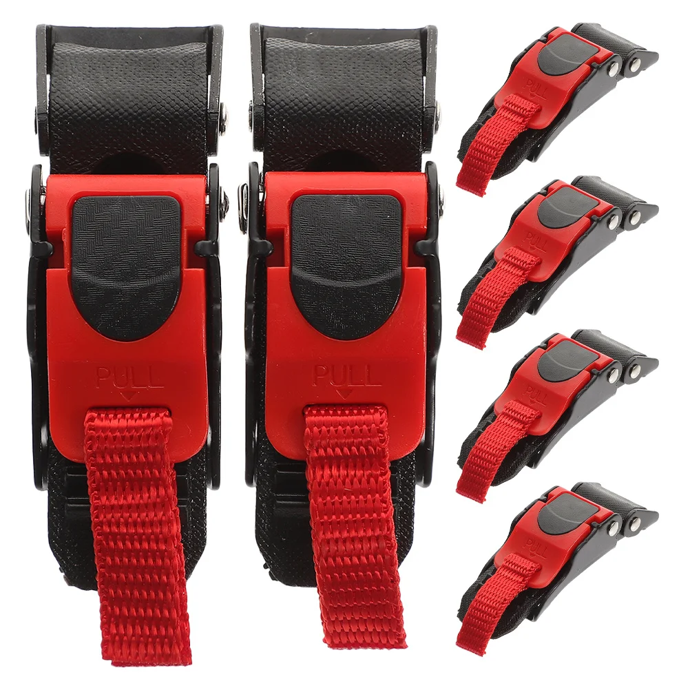 

6Pcs Quick Connect Buckle Easy Pull Adjustable for Motorbike Accessories Outdoor Activities Motorcycle Chin Strap Buckle