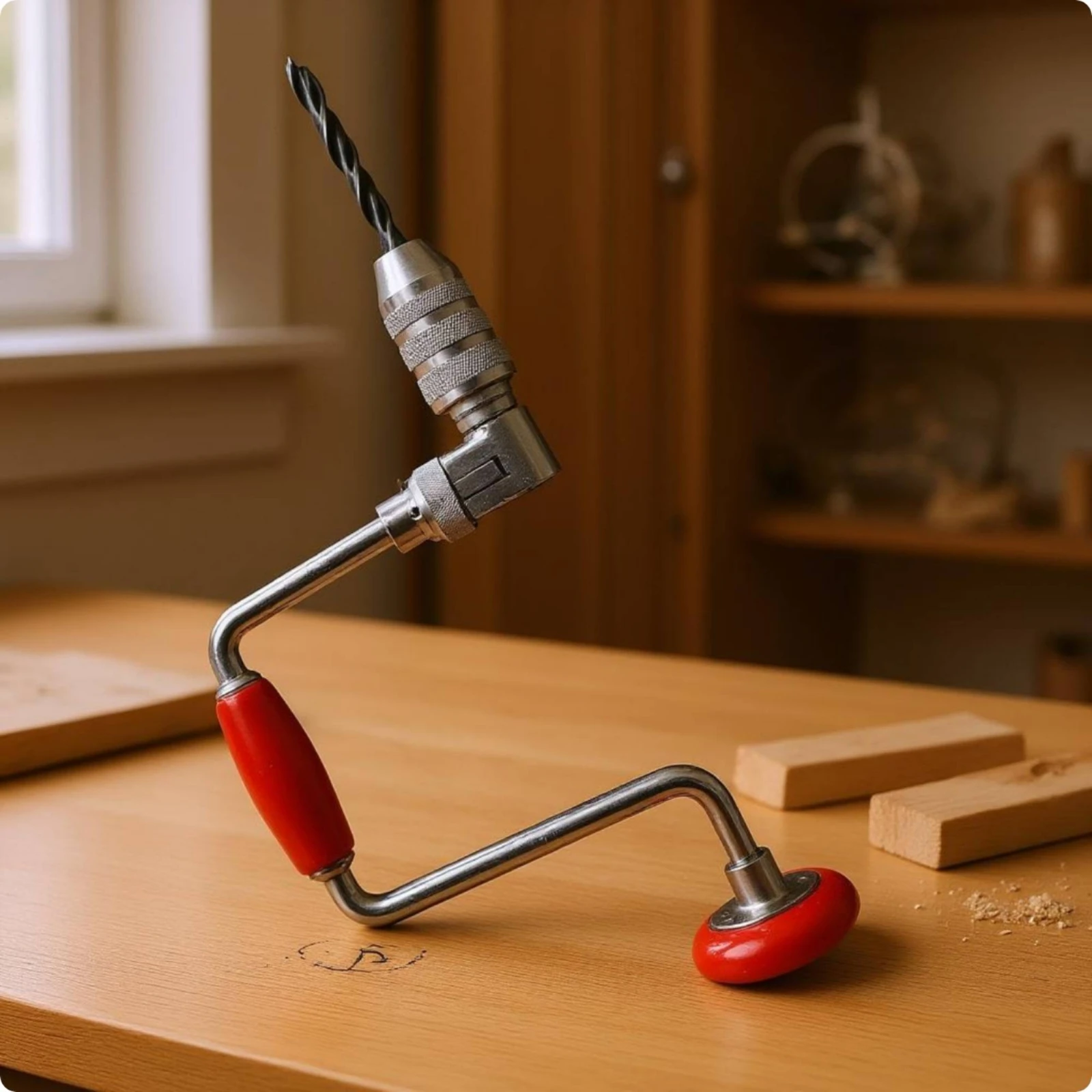 Power Tools And Hand Tools - Wiertło spiralne z zakrzywioną rączką, ręczny