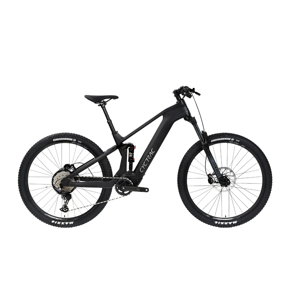 EM19 telaio in fibra di carbonio Bafang M820 Mid Motor Mountain Bike Soft Tail doppio ammortizzatore 12 velocità fuoristrada