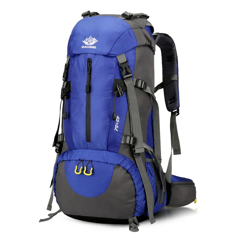 

Outdoor Hiking Backpacks with Rain Cover 45L Large Capacity Waterproof Travel Bags Women Men Trekking Backpack Camping Equipment