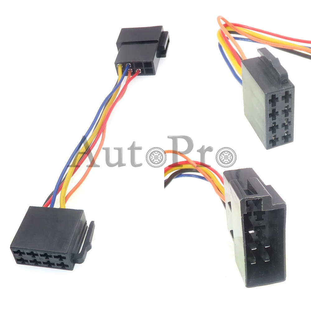 Juego de adaptadores de Cable de Audio de Radio de 8 orificios, enchufe macho 962191 a hembra, 1, 106455, 4, 106455, 3, 962191, 963121, 1, 357035447A, 962189