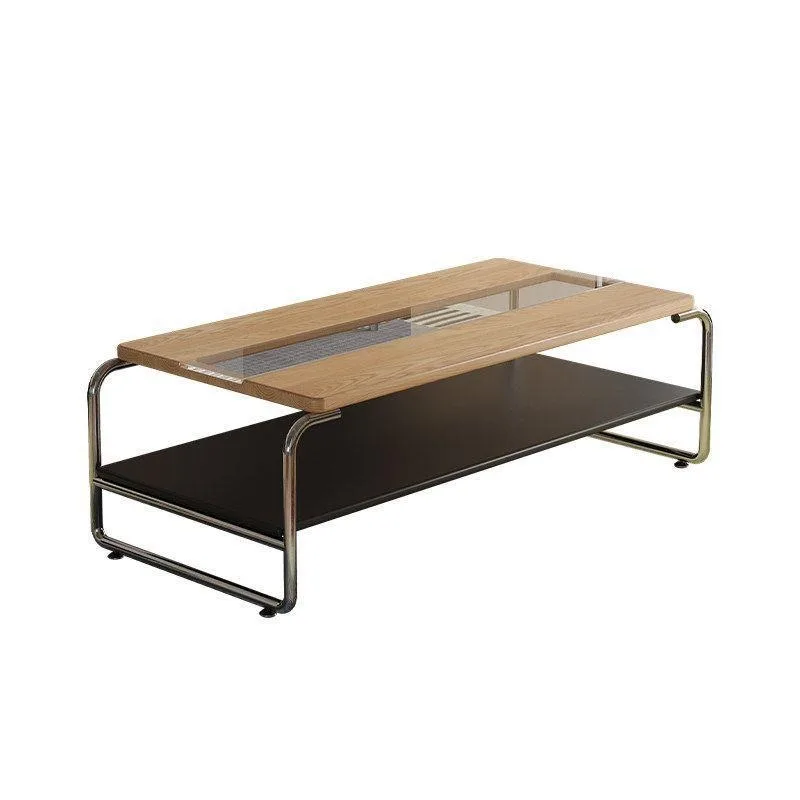 Medieval Bauhaus coffee table, living room home Memphis small tea table, color minimalist designer solid wood small tea table