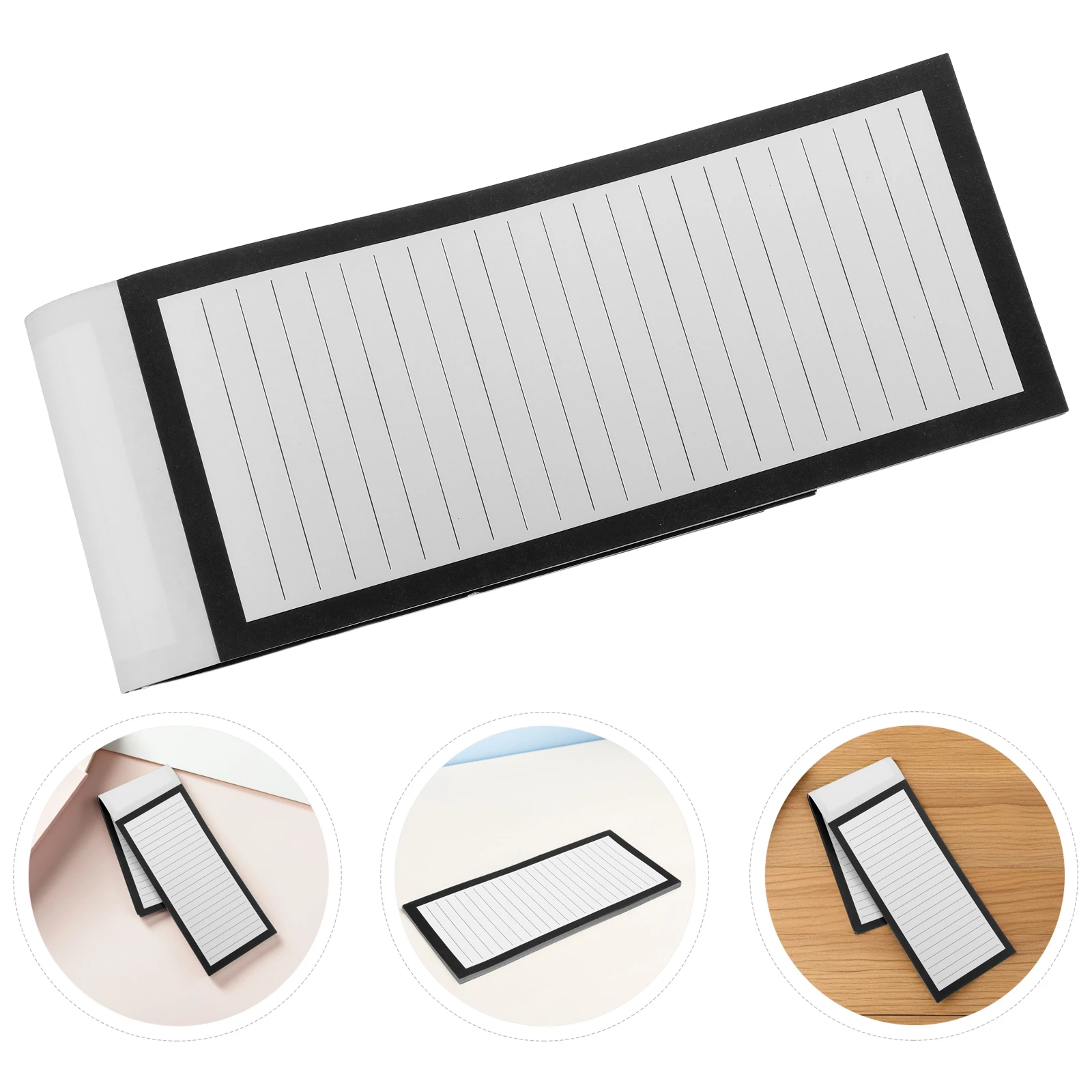 8pcs Retro Magnetic Notepad For Fridge 50 Sheets Lined Memo Pad Full Magnet Backing Grocery List Notepad Reusable Planner