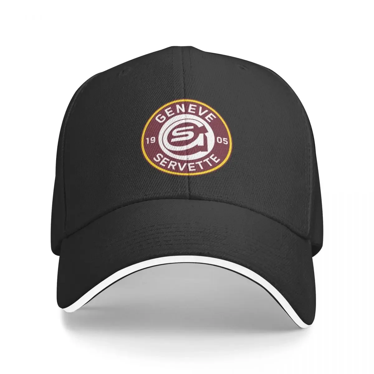 Geneve Servette HC Swiss Ice Hockey Sports Fans GSHC Geneva Switzerland Baseball Cap Military Tactical Cap Vintage Men's Women's