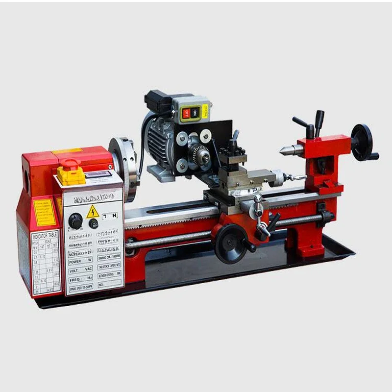 

CHKJ 600W Metal Multi-function CNC Beads Small Ball Mini Lathe Wood Beads Woodworking 18F