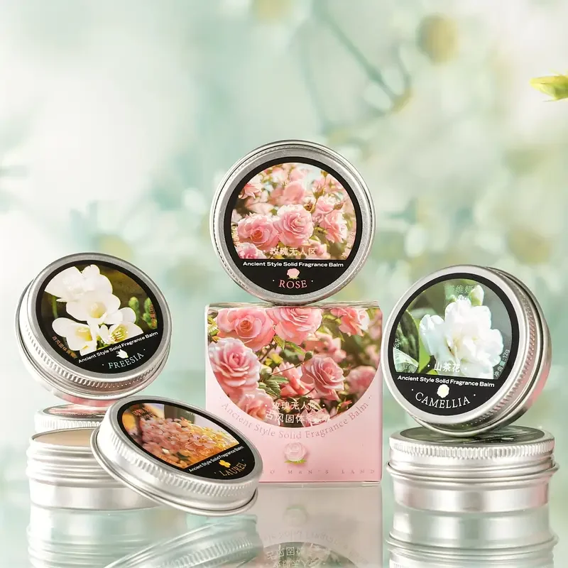 Balsem Beraroma Gaya Kuno, Dirancang untuk Pria dan Wanita, Tahan Lama, Wangi Menawan, Hadiah Hari Valentine yang Ideal