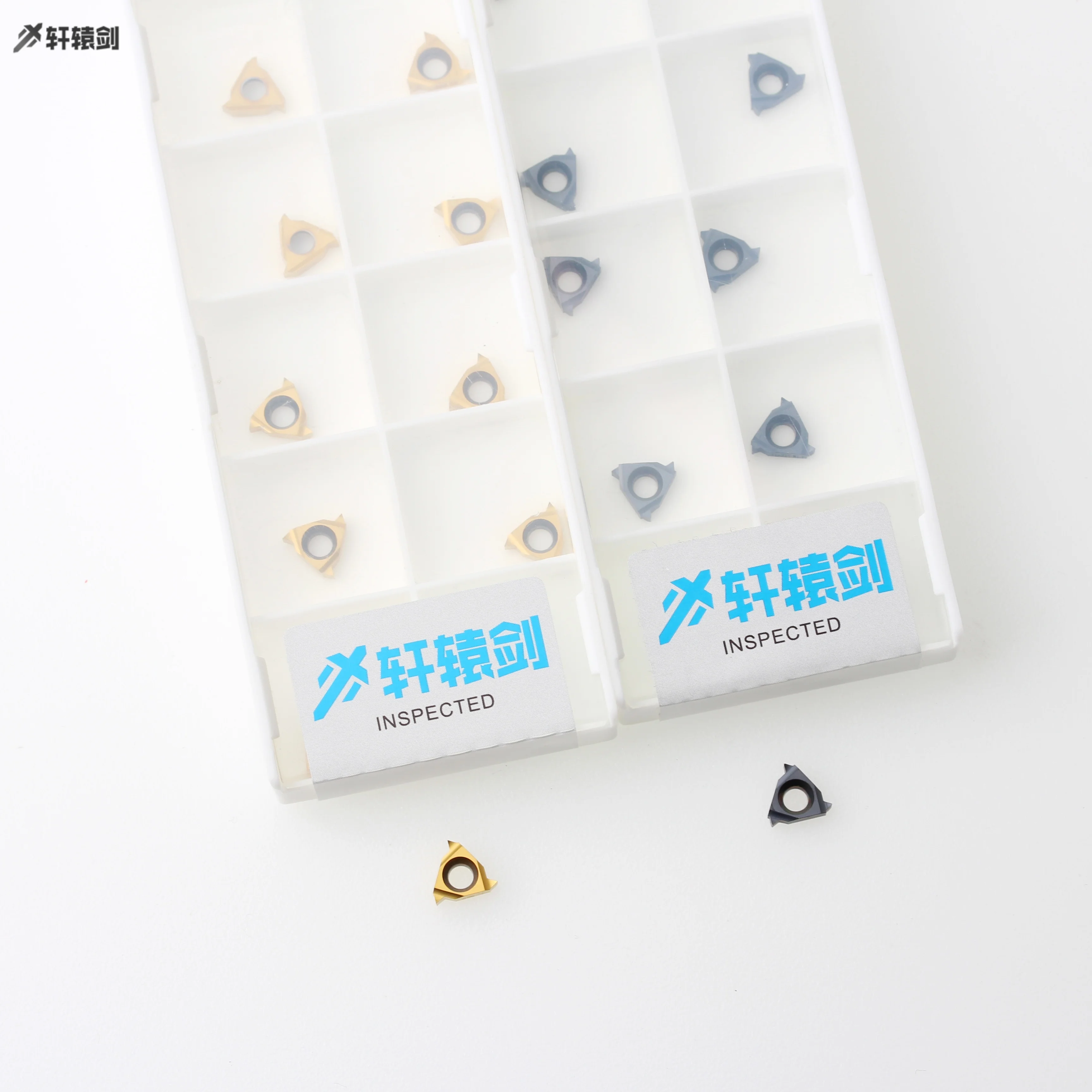 เม็ดมีดคาร์ไบด์ 06 IR A 60/08 IR 1.5 ISO/08 IR A 60 สำหรับเครื่องกลึง CNC ตัดเกลียวใน