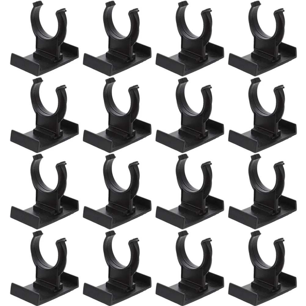 24 Pcs Black PP Adjustable Cabinet Feet Leveler Kick Clips Heavy Duty Easy Adjustment Floor Home Shop Hotel