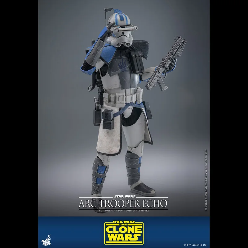 In Magazzino HOTTOYS HT 1/6 TMS133 Star Wars The Clone Wars Arc Trooper Five Echo Action Figure da collezione Modello Giocattolo A Sorpresa Regalo