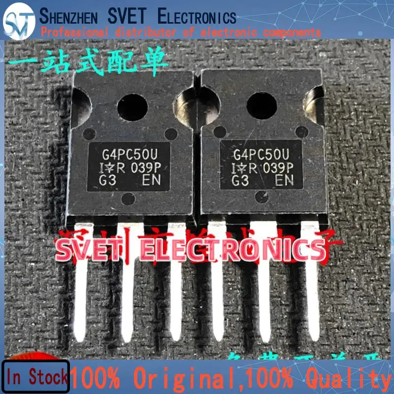 

10PCS-50PCS IRG4PC50U G4PC50U TO-247 600V 27A Original In Stock Fast shipping