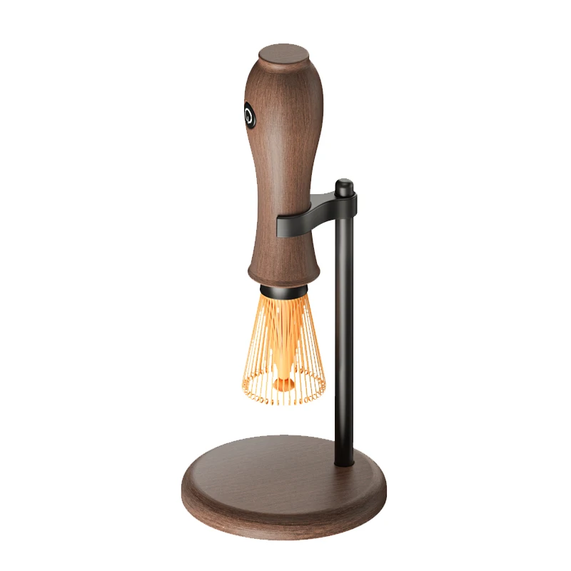 

Uniquely designed electric matcha egg beater traditional bamboo