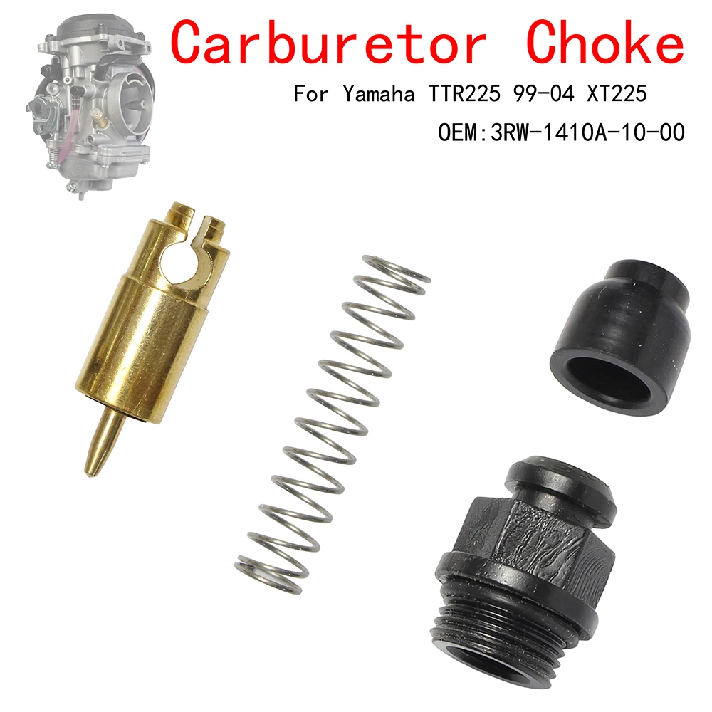 

Carburetor Choke Starter Set Plunger Kit For Yamaha TTR225 99-04 XT225 97-07