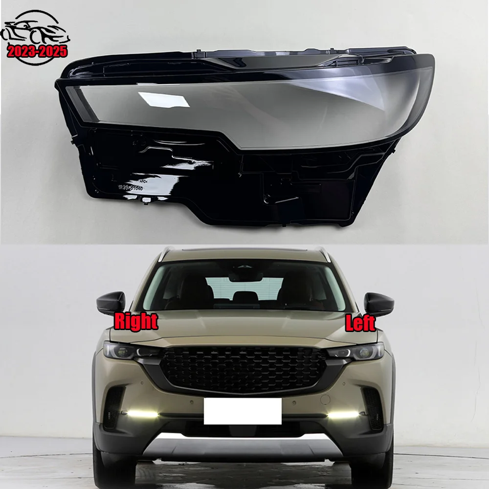 Auto-Frontscheinwerferabdeckung Scheinwerfer-Lampenschirm Lampenabdeckung Frontscheinwerfer-Lichtabdeckungen Linsenschalenkappen 2023 2024 2025 Für Mazda CX-50