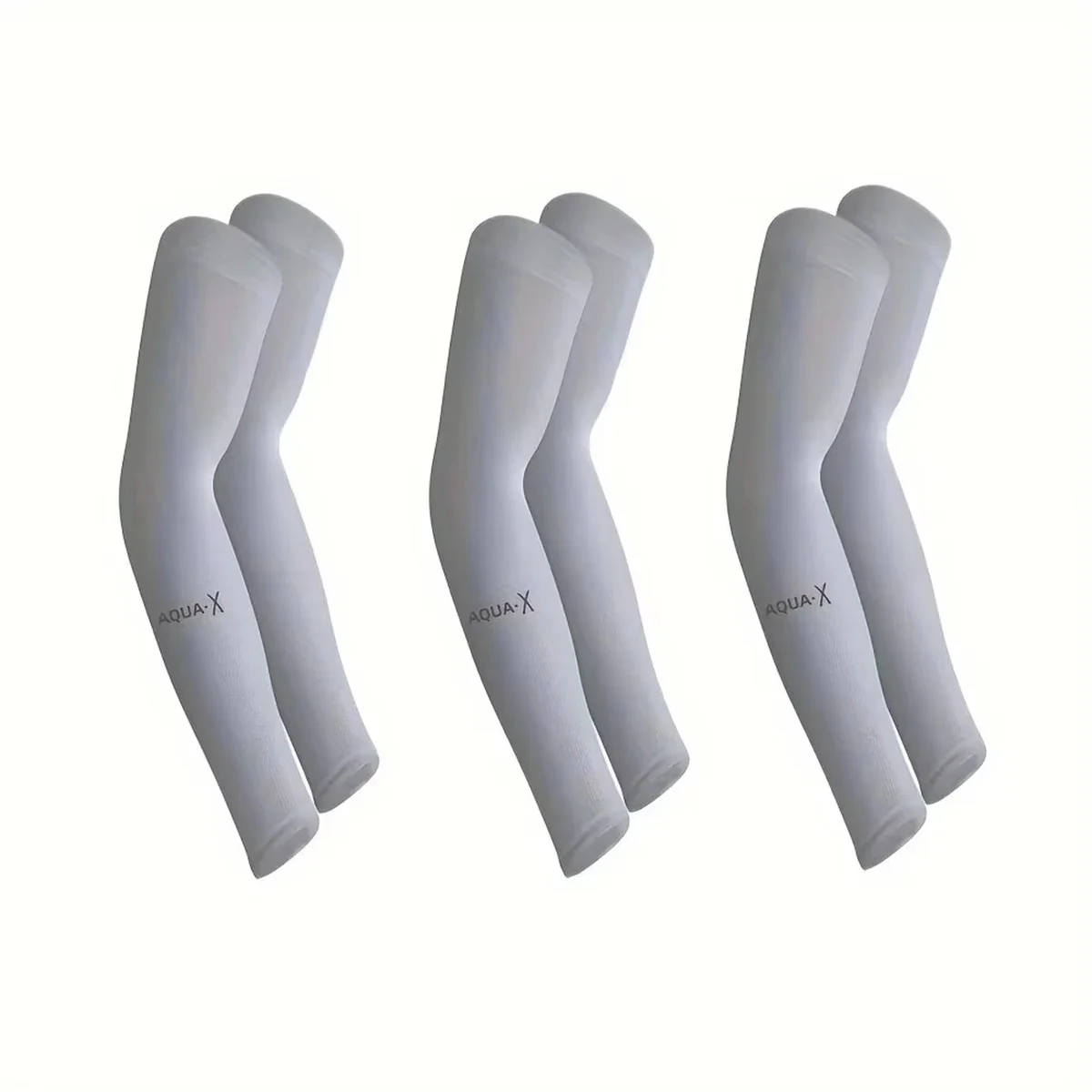 3pcs ice sleeves men's sun protection sleeves women's summer sun protection sleeves ice silk sleeves outdoor cycling gloves arm view 4