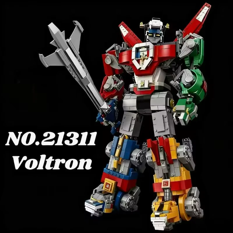 

2321PCS+FIT 21311 Voltron Deformable Building Blocks Model Bricks 5 in 1 Defender of the Universe Toys Christmas Birthday Gifts