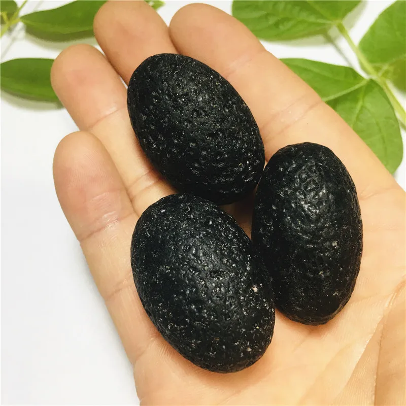 30g natural crystal Thunder God Ink Czech meteorite home decoration