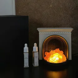 Fire-Fragrance Lamp FireplaceAromatherapy Box Artistic Home Decoration Ambience Light Girlfriends Birthday an