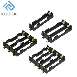 18650 SMT Battery Holder 18650 SMD Battery Box Storage Case Container Power Bank With Bronze Pins Rechargeable SMT 1x2x3x4x