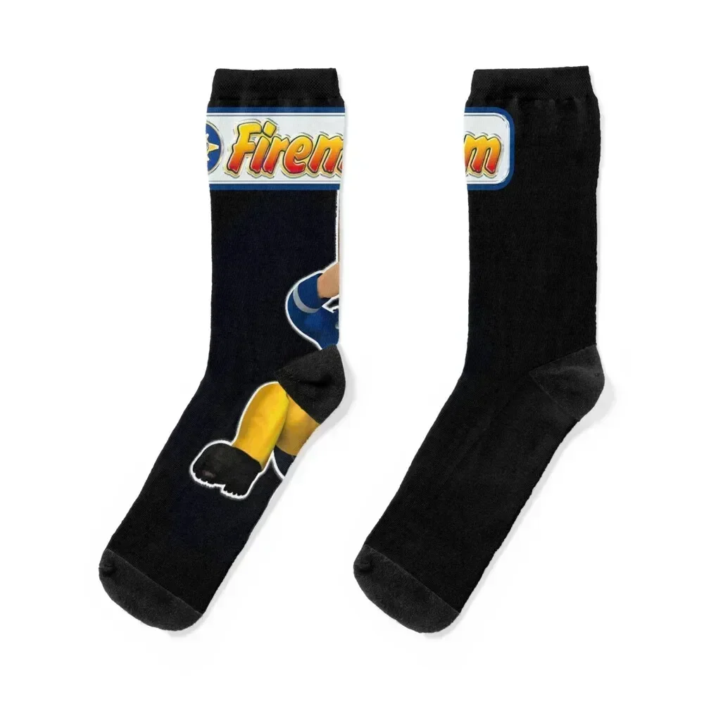 

Fireman Sam Socks kids floral cycling Thermal man winter Socks Girl Men's