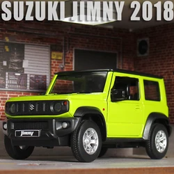 1:24 Suzuki Jimny fuoristrada modello in lega di auto giocattolo pressofusione suono e luce auto giocattoli per bambini veicolo