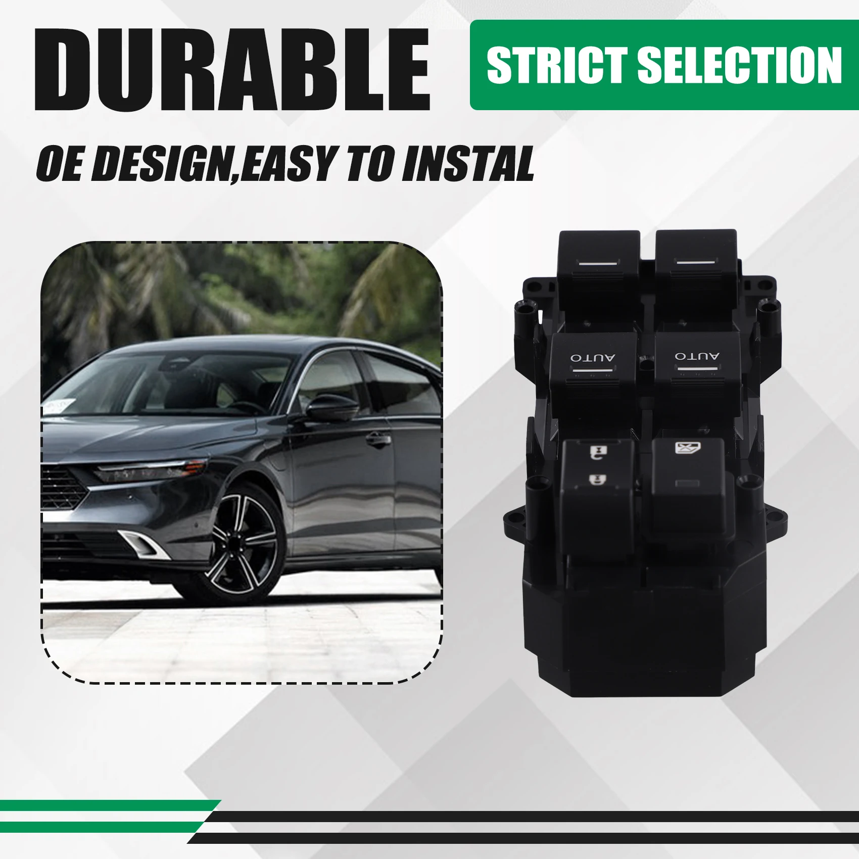 

A30P-автомобильный электрический переключатель стеклоподъемника 35750-TC0-U12, кнопка управления стеклоподъемником для Honda Accord 2008-2013 RHD 35750TC0U12