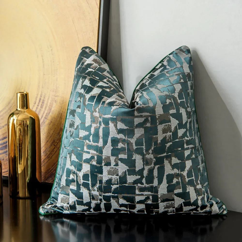 هندسية غطاء الوسادة الزخرفية سوبر رمي غطاء وسادة للمنزل أريكة غرفة المعيشة فندق 30x50 45x45 50x50 60x60 نمط الشبكة