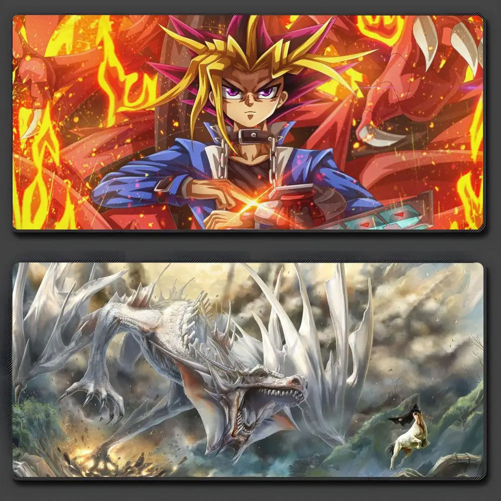 

Y-YuGiOh коврик для мыши большой противоскользящий резиновый игровой коврик для мыши прочный настольный коврик с толстым краем шва подходит для офиса и игр