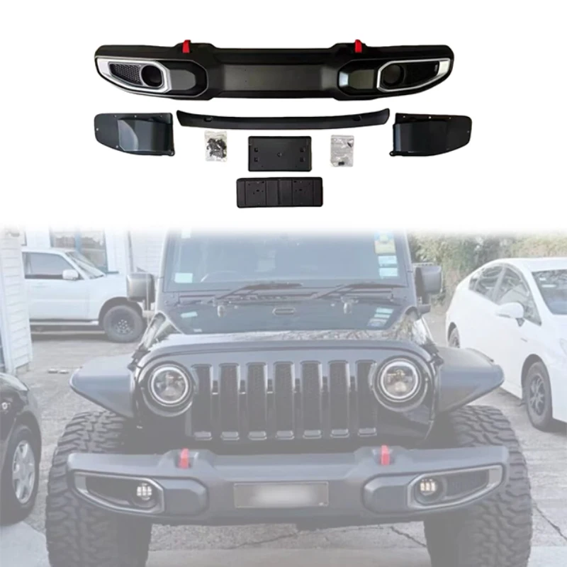 

4x4 10th Anniversary Rubicon Car Offroad Accessories New Plastics Front Bumper for Jeep for Wrangler JK 2007-2017