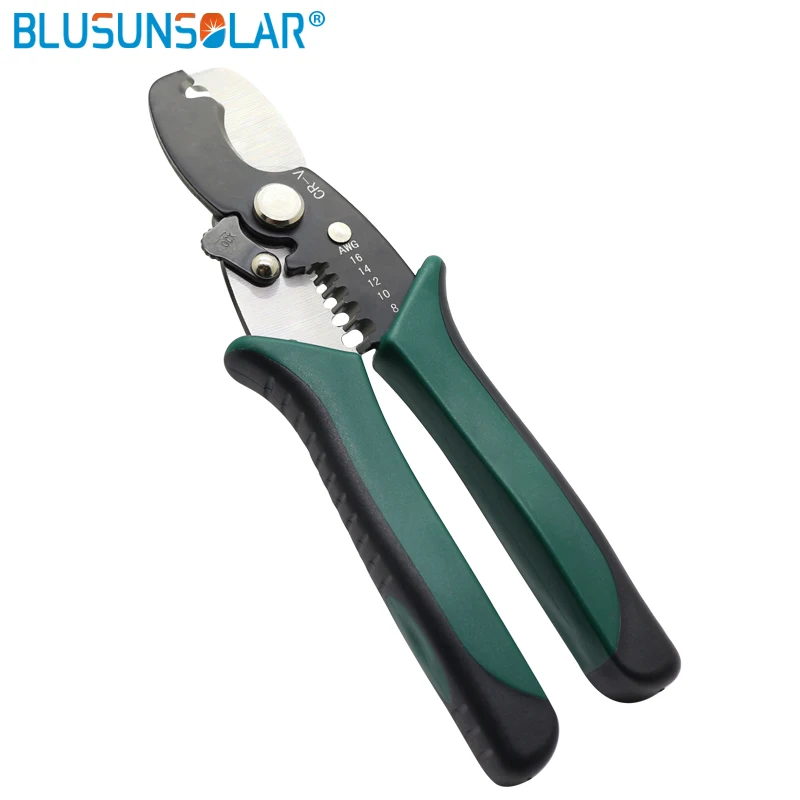 1 Piece New Arrival Multi Wire Stripper Cable Cutting Scissor Stripping Pliers Cutter 8-16AWG Cable Hand Tools Ferramentas