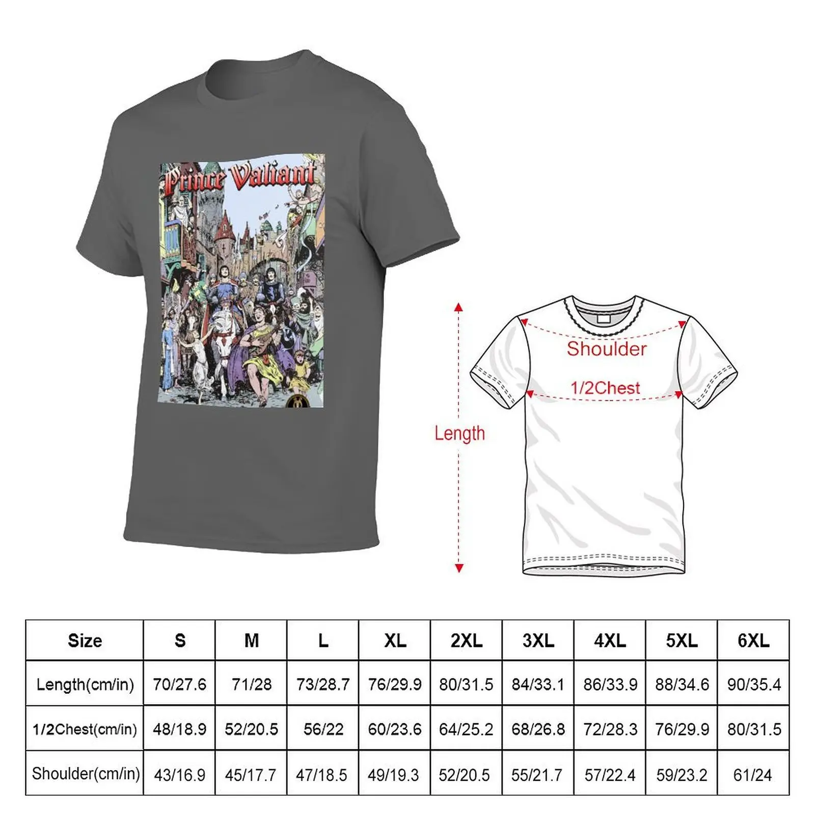 Prince Valiant by Harold Foster T-Shirt High Elasticity Sports T-Shirt