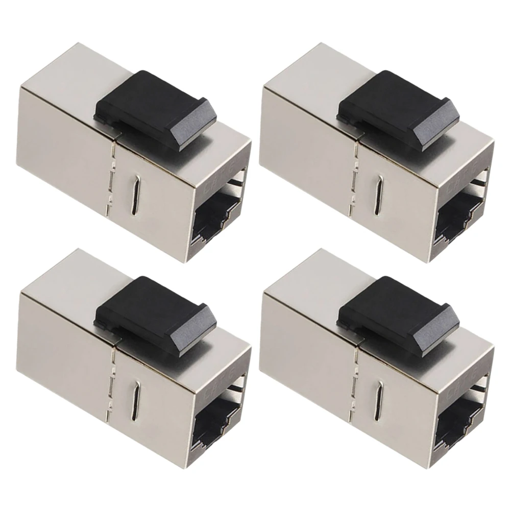 For CAT6 Cables Network Panel CAT6 Shielded Module As Shown Shielded Network Module Gold Plated Stainless Steel Shell