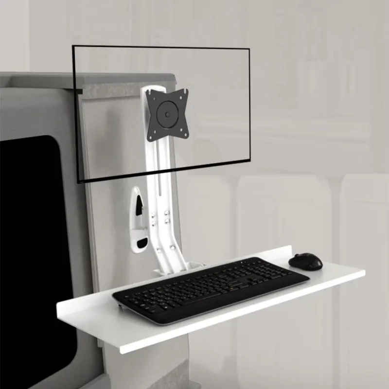 Anesthesia Monitor All In One Bracket Arm Wall Mount Screen Holder With Keyboard Tray For Medical Equipment Use