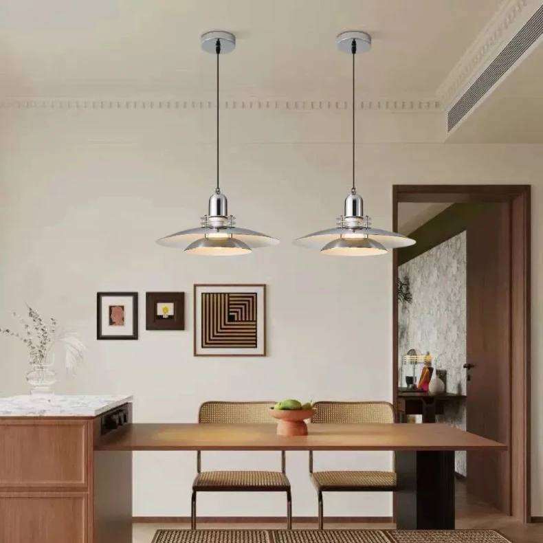 Chrome Metal Pendant