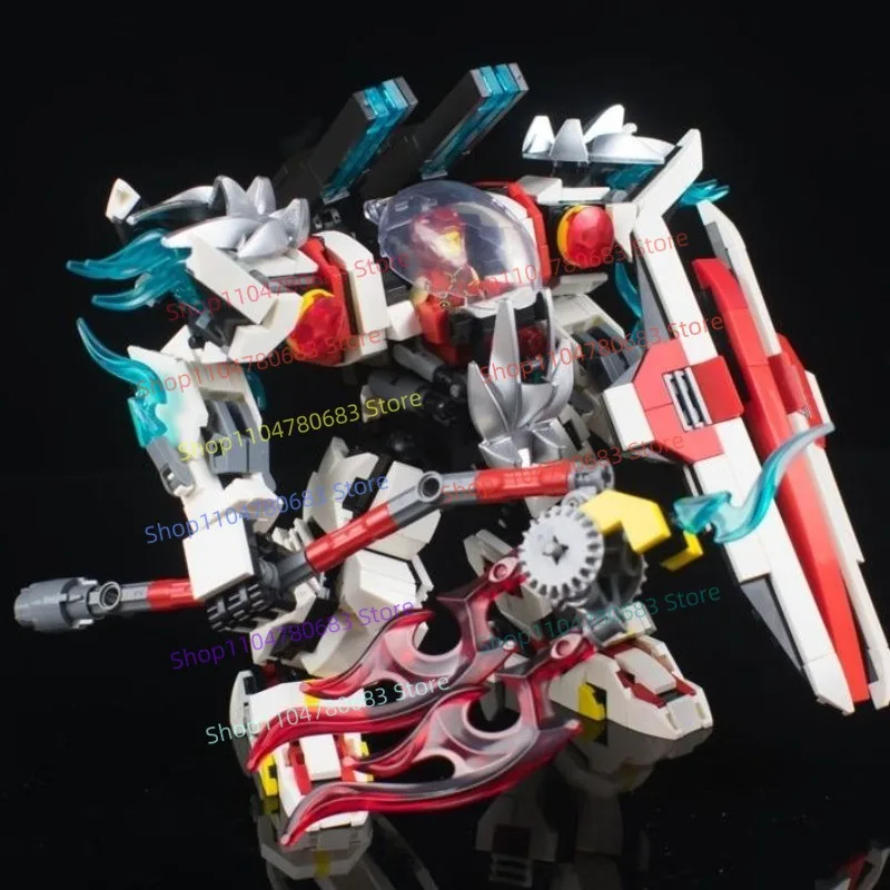 MOC New Mini Figure Player-original Multi-joint Articulated Mecha Robot Toy, Buildable Collectible Ornament, Holiday Gift