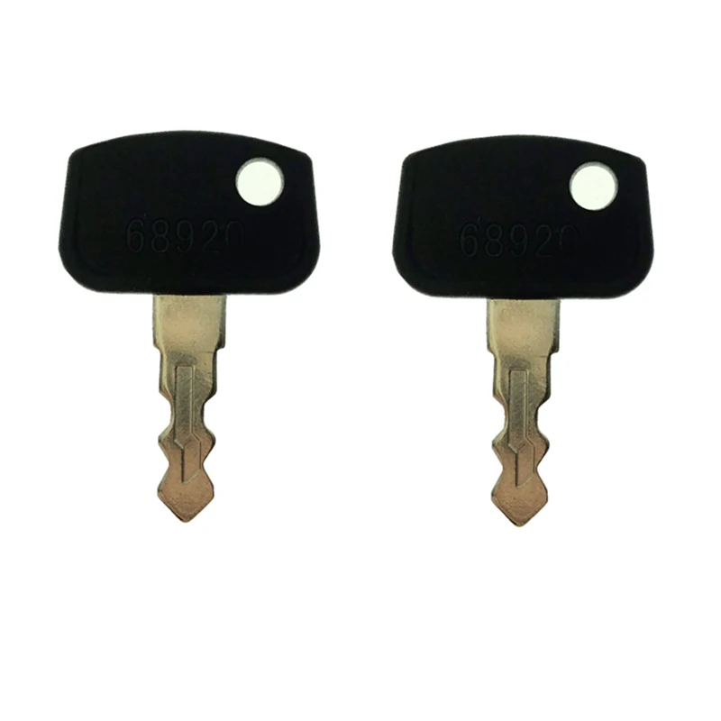 

2 Pcs 68920 Ignition Key For Kubota Compact Tractor Excavator BX25 B26 BX2360 KB-151 KH-191 PL501-68920