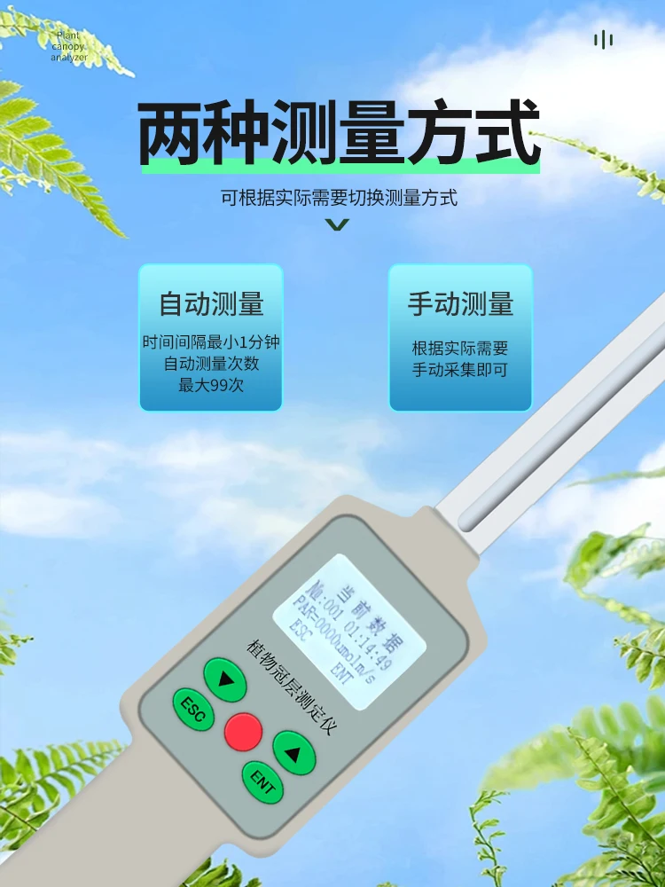 Plant Canopy Analyzer Handheld Leaf Area Index Tester Crop Image Analysis Tester