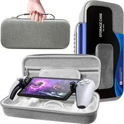 DOBE Carrying Case TP5-3552 for Playstation Portal Eggshell Series Handle,EVA Shockproof Protective Handheld Travel Bag