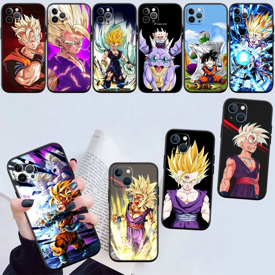 Capa TR10 Dragon Ball Gohan para Motorola Edge 60 60s 70 G86 G56 G54 E14 G04S G45 G54 G64 S30 S50 X30 X40 X50 Ultra Pro Power