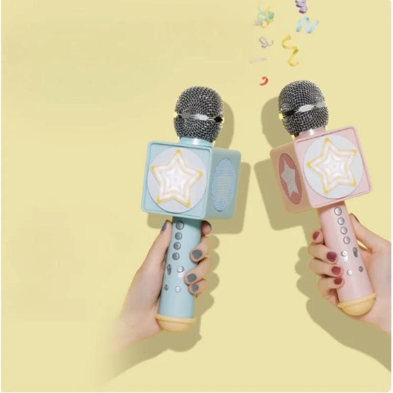 

Microphone microphone stereo integrated family Karaoke mobile phone singing double chorus gift