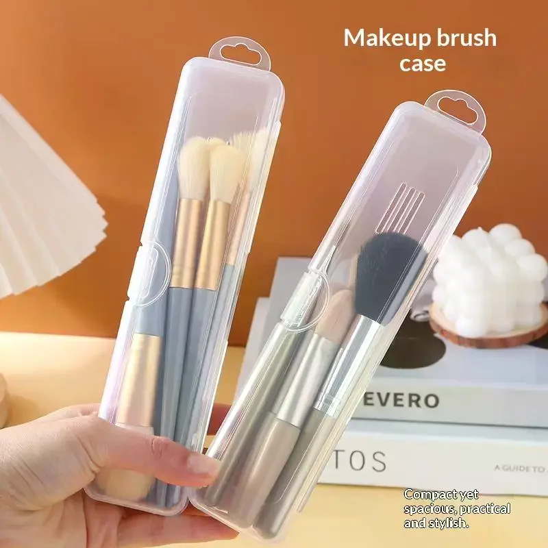 Toothbrush Box Transparent Organizer Case Travel Portable Toothbrush Holder Plastic Toothpaste Box Storage Container