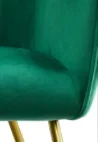 Accent Chair, Green Lounge Sofa Chairs for Living Room Bedroom, Elegant In Appearance, Adjustable Footpads