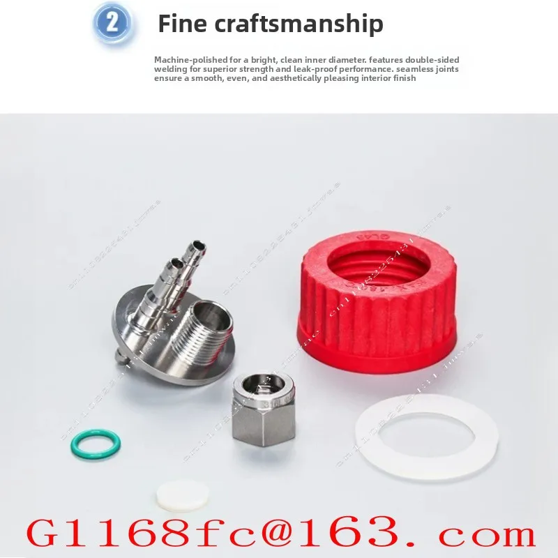GL45 Feeding PH Electrode Interface Adapter Cover GL80 PTFE Electrode Dissolved Oxygen Electrode Sleeve