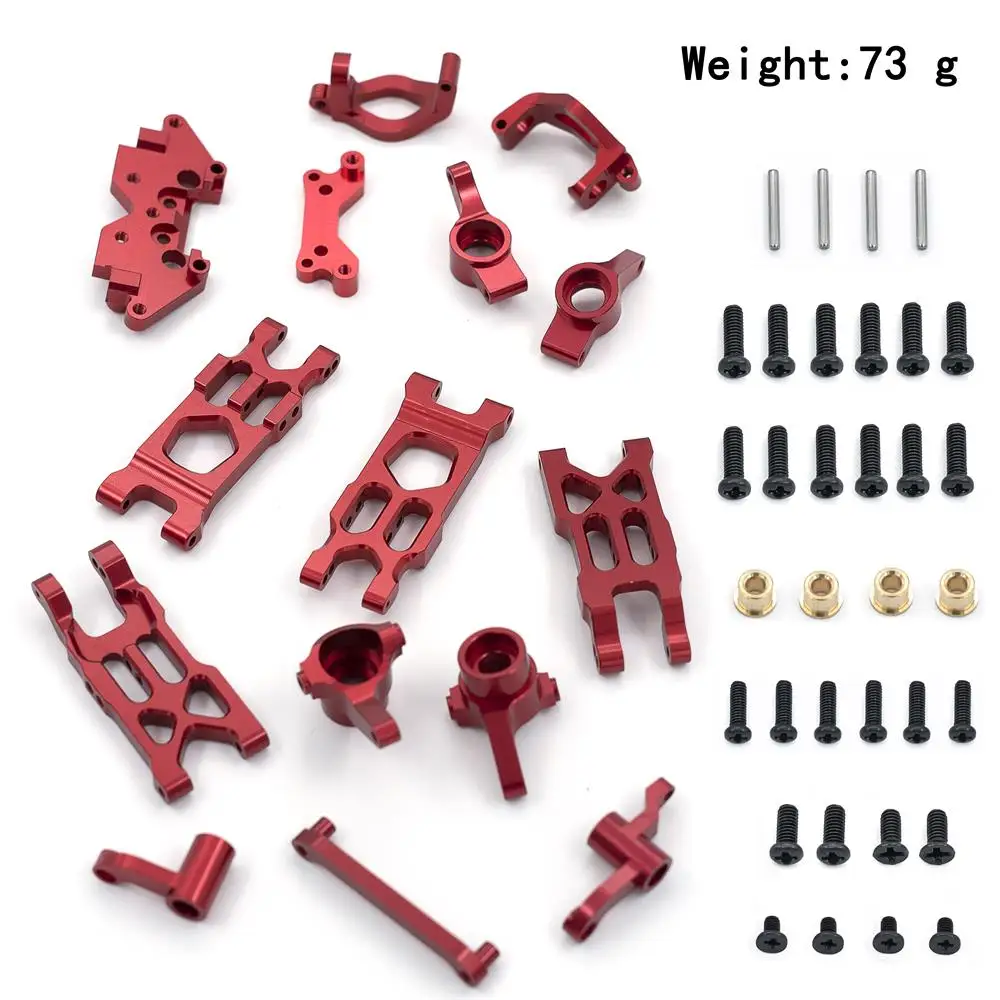 RC 1/18 HBX 18859 18858 18857 18856 Metal Full Kit Upgrade Parts Steering Cup Front and Rear Swing Arm for 1:18 Scale Model Car