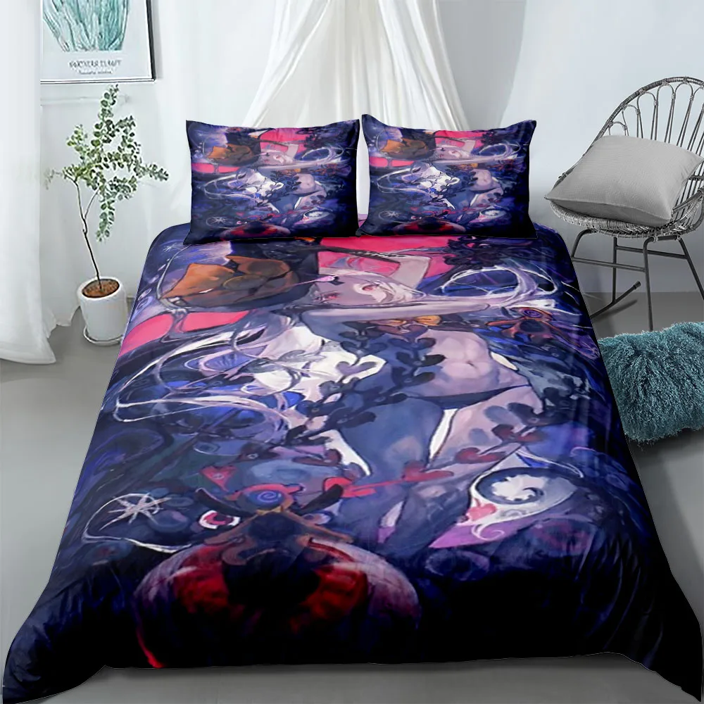 

Abigail Williams FGO x Yog Duvet Cover Set without sheet King Queen Double Full Twin Single Size Bed Linen Set