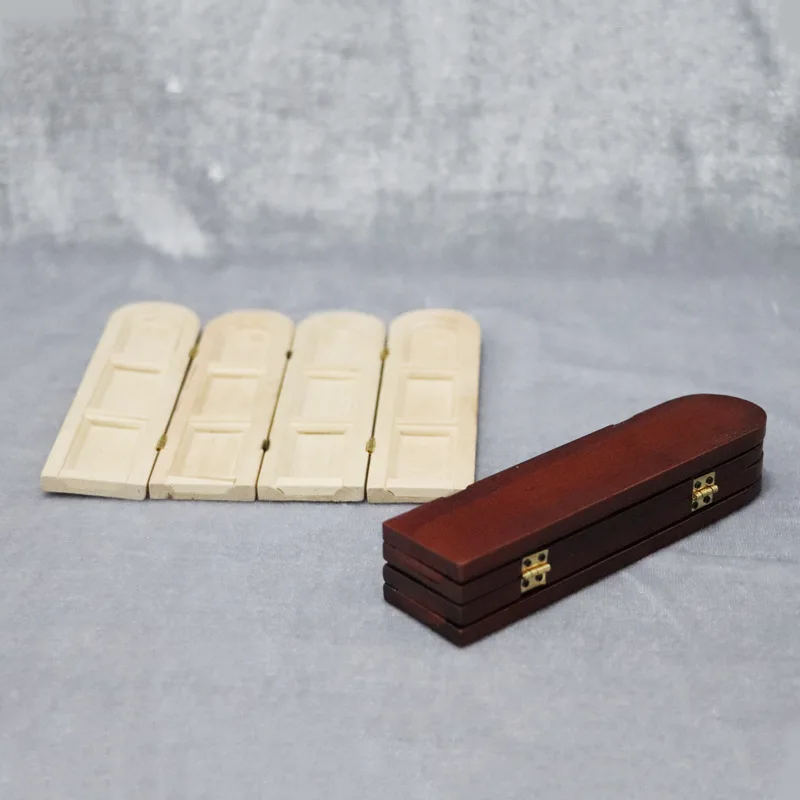 

1:12 Dollhouse Miniature Furniture Wooden Screen - Retro Study Bathroom Scene Decor DIY Dollhouse Accessories