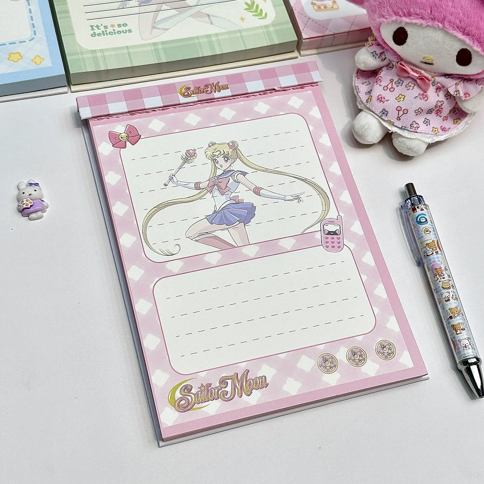 Sailor Moon Cute Memo Pad Student Diary Notebook Daily Record Notebook Cute Graffiti Notebook Girls' Gifts - view 2