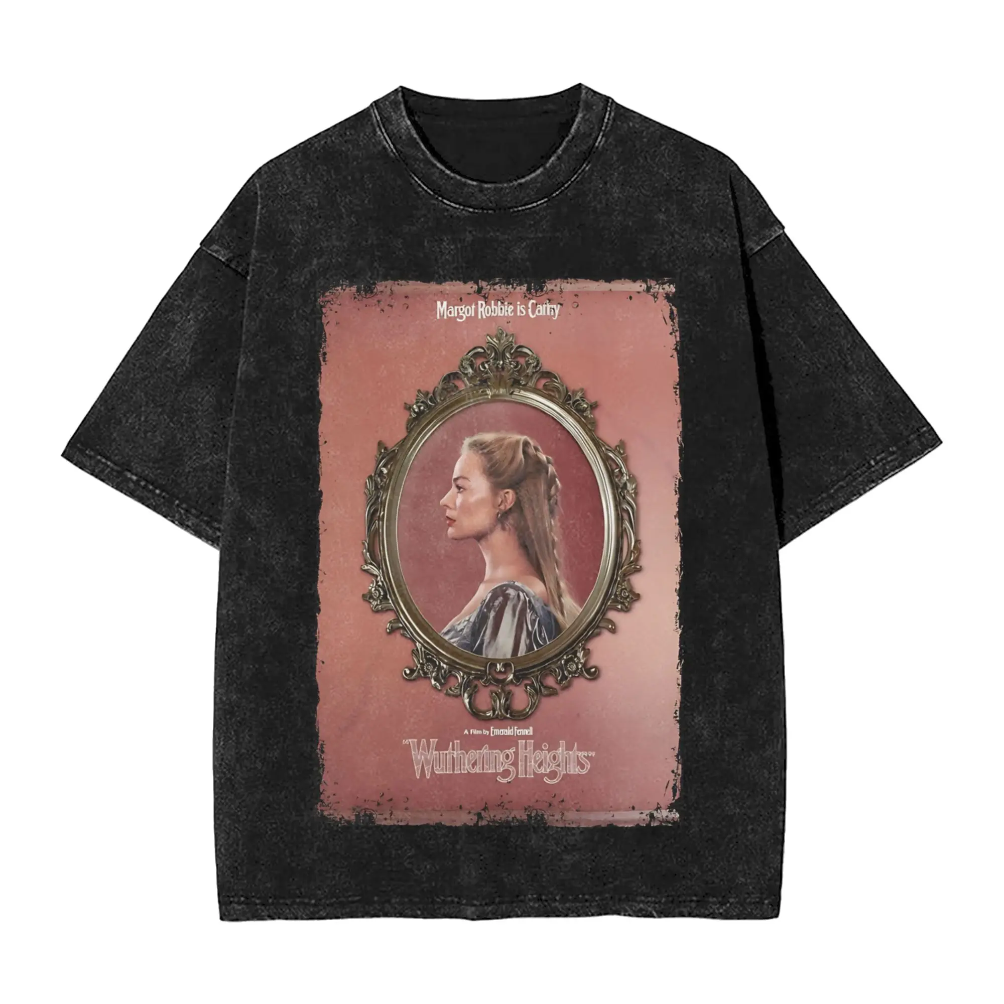 Wuthering Heights T-Shirts for Men Funny 100% Cotton Tees Round Collar Short Sleeve T Shirts Classic Tops